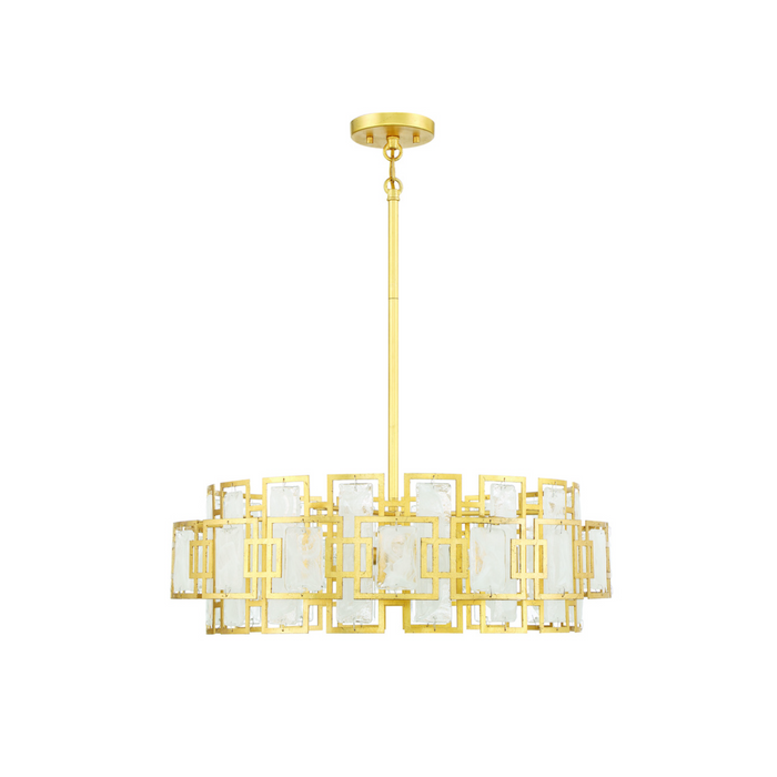 Savoy House Portia 5-Light Chandelier in True Gold