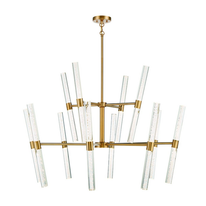 Savoy House Arlon 24-Light LED Chandelier in Warm Brass