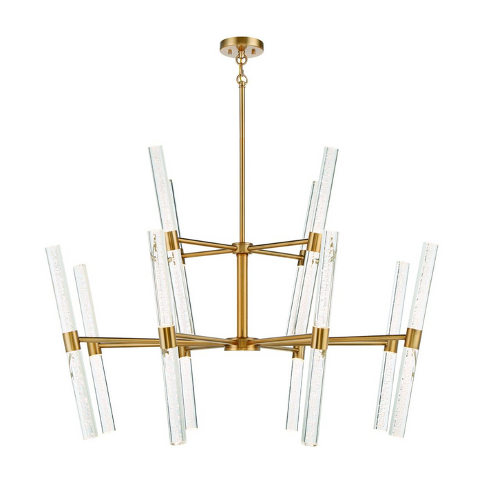 Savoy House Arlon 24-Light LED Chandelier in Warm Brass