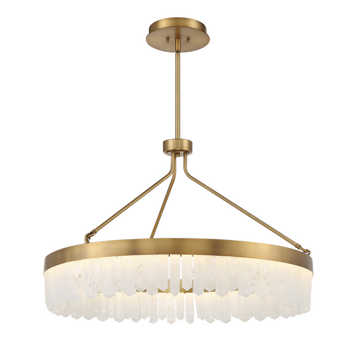 Savoy House Landon LED Pendant in Warm Brass