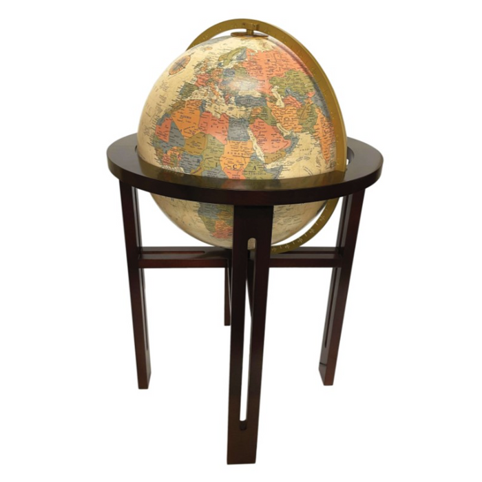 Replogle Globes NAPLES Globe 20″ Antique Illuminated Floor Heirloom