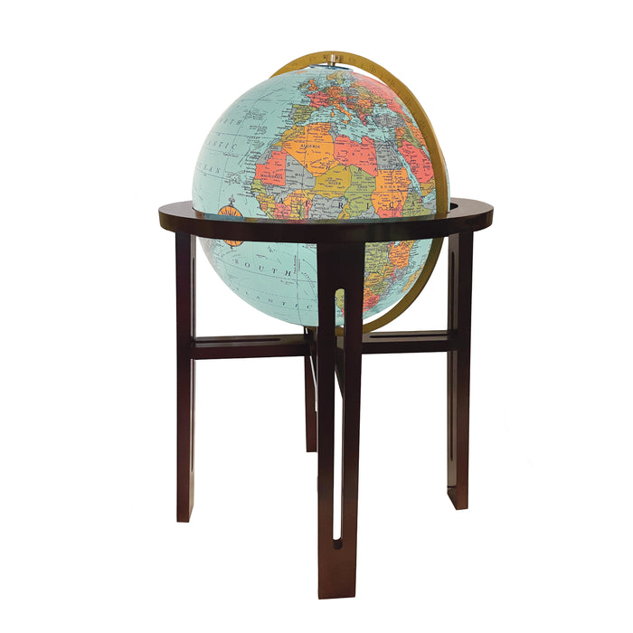 Replogle Globes NAPLES Globe 20″ Blue Illuminated Floor Heirloom