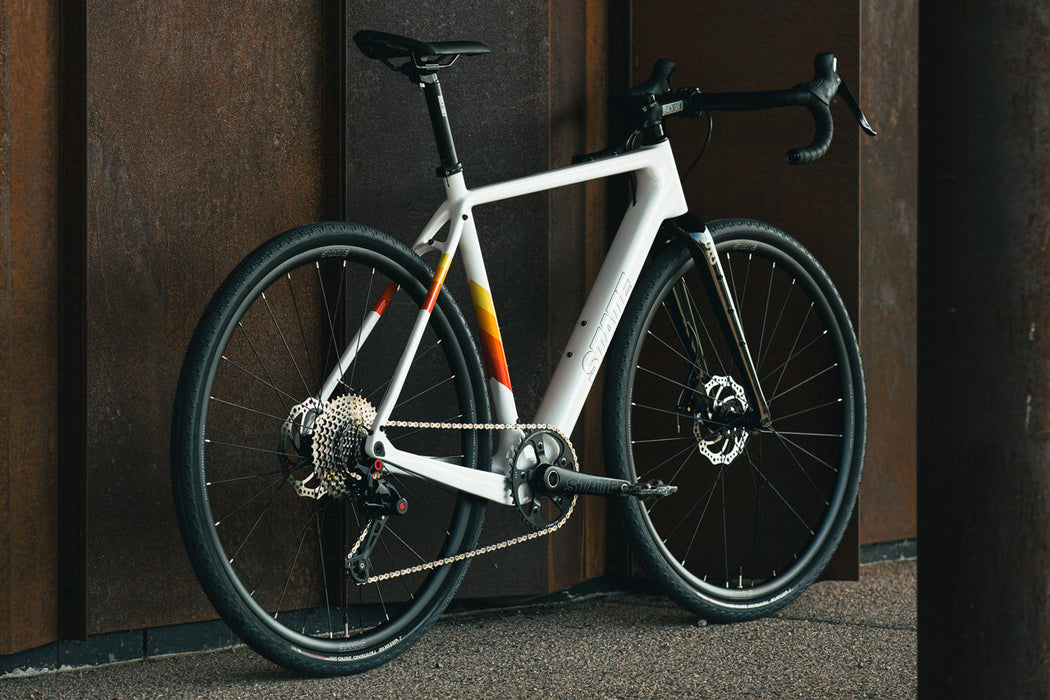State Bicycle Co. Carbon All-Road - White / Ember (650b / 700c)