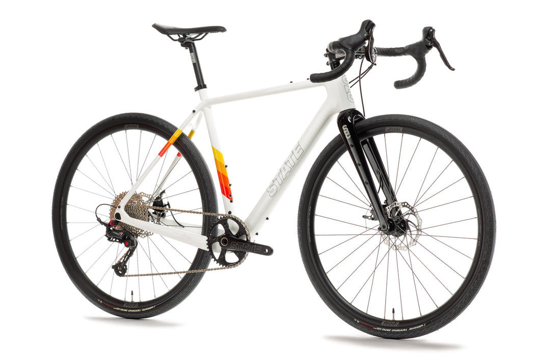 State Bicycle Co. Carbon All-Road - White / Ember (650b / 700c)