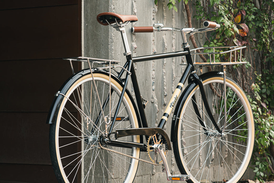 State Bicycle Co. City Bike - The Black & Tan (3 Speed)