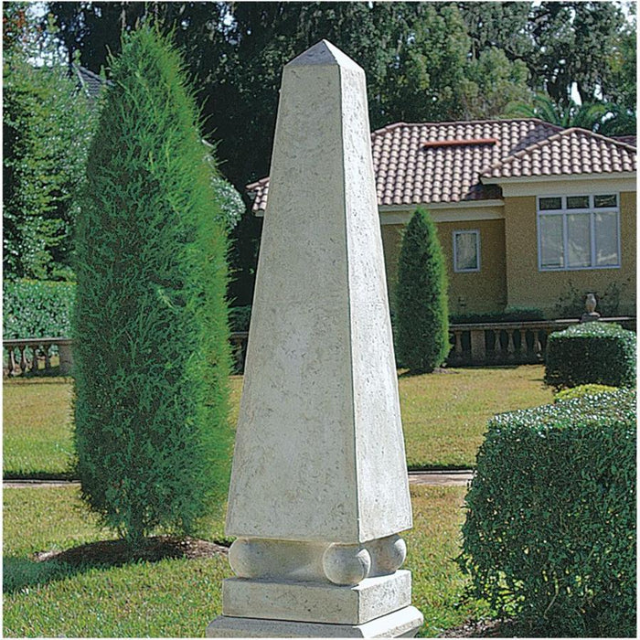 Design Toscano Grand Garden Neoclassical Obelisk Sculpture