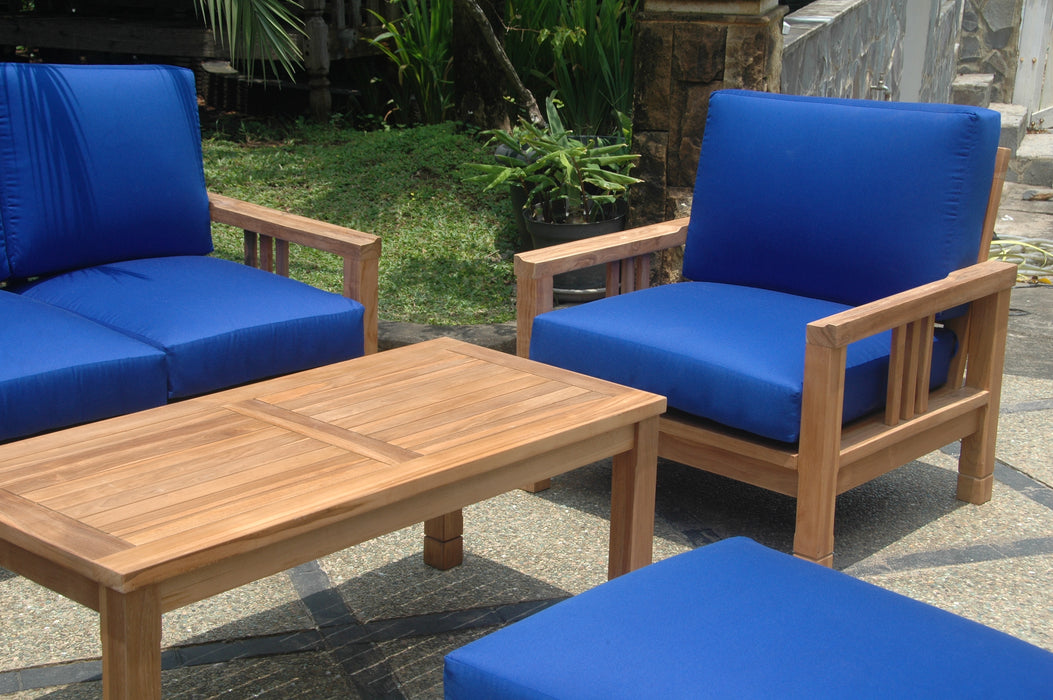 Anderson Teak SouthBay Deep Seating 6-Pieces Conversation Set A