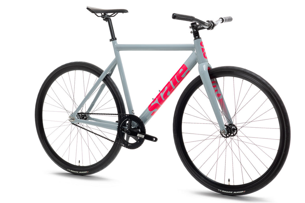 State Bicycle Co. 6061 Black Label v3 - Grey / Fuchsia