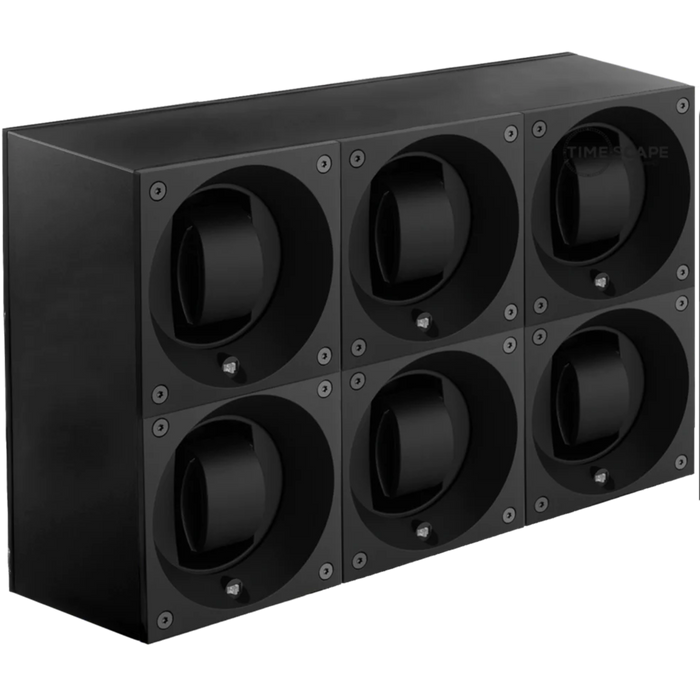 SwissKubik Black Anodized Aluminum Masterbox 6 Positions