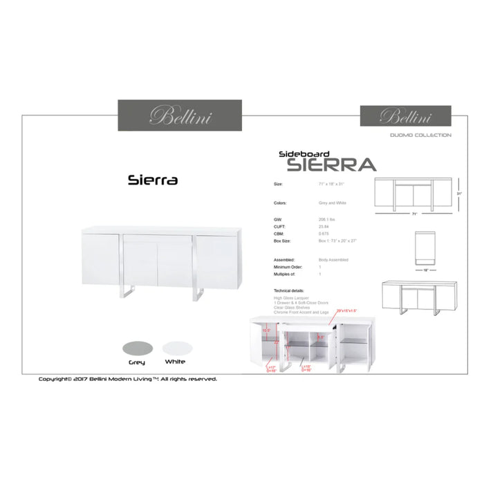 Bellini Sierra Sideboard