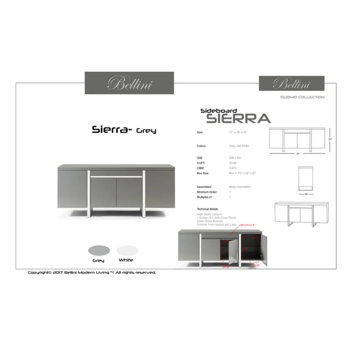 Bellini Sierra Sideboard