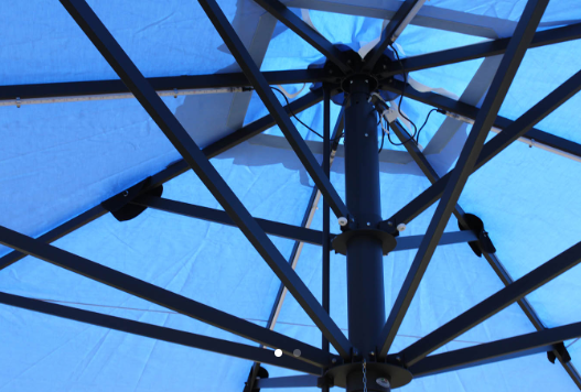 FiberBuilt Umbrellas Euro Venice Aluminum Carbon Telescopic Lift Umbrella
