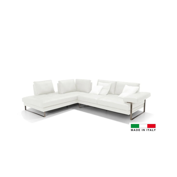 Bellini Viviana Full Grain Italian Leather Sofa White