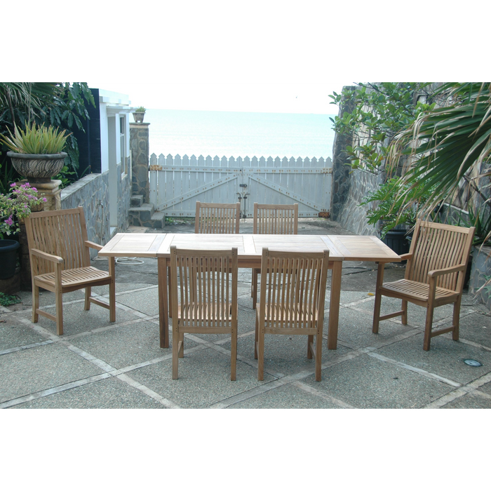 Anderson Teak Bahama Chicago 7-Pieces Dining Set Chair B
